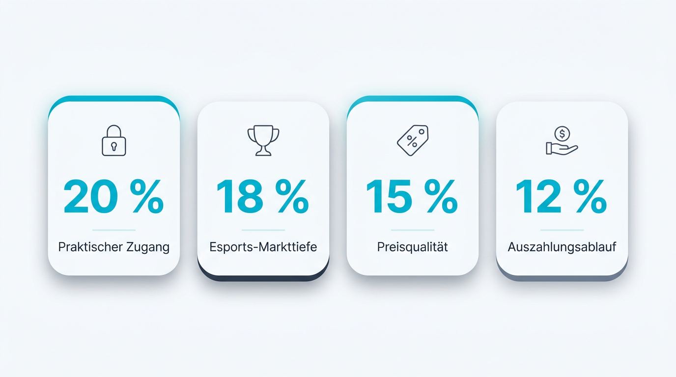 So werden Plattformen für Crypto Esports Betting bewertet